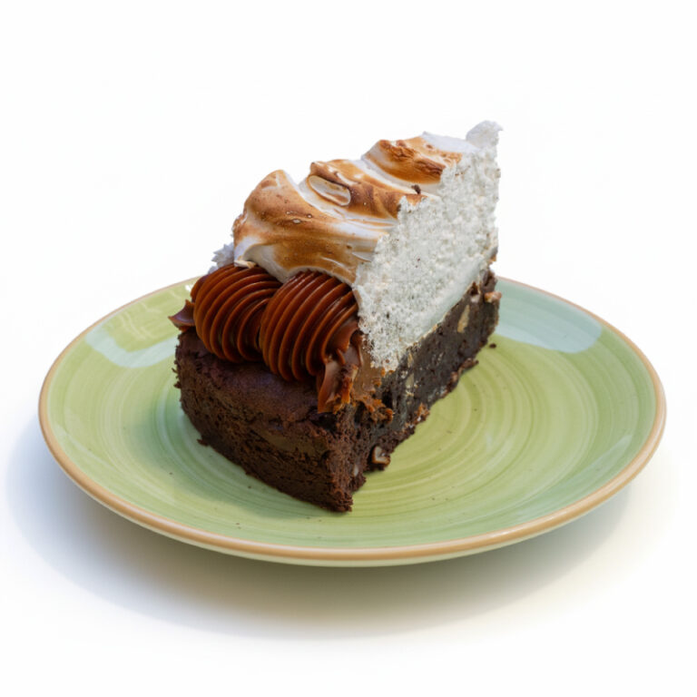 Brownie con dulce de leche